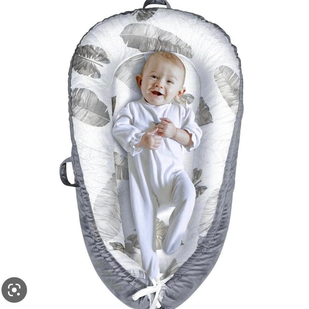 Baby lounger nest grey